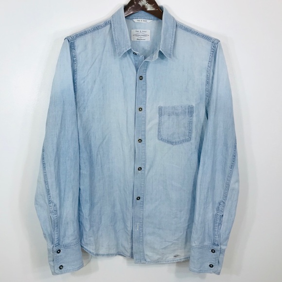 rag and bone denim shirt